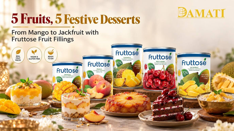 5 Festive Desserts with Fruttose Fruit Fillings - Damati Foods