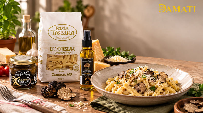 5-Ingredient White Truffle Casarecce - Damati Foods