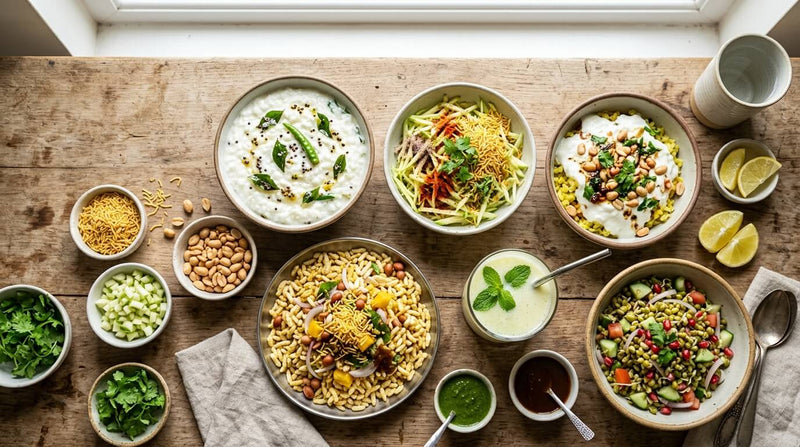 Indian summer meals on surface