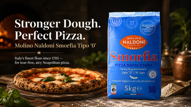 Molino Naldoni Smorfia Tipo 0 pizza flour - Damati Foods