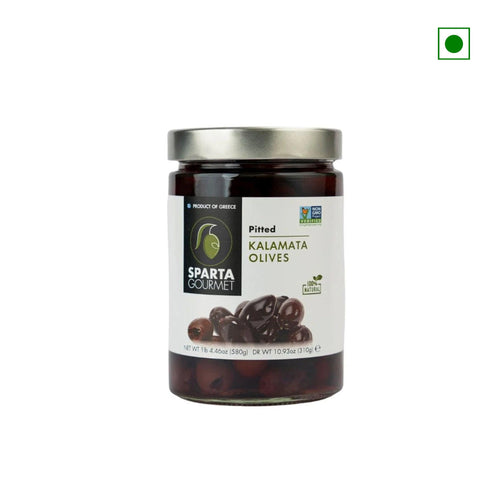 Pitted Kalamata Olives (580 gms) By Sparta Gourmet