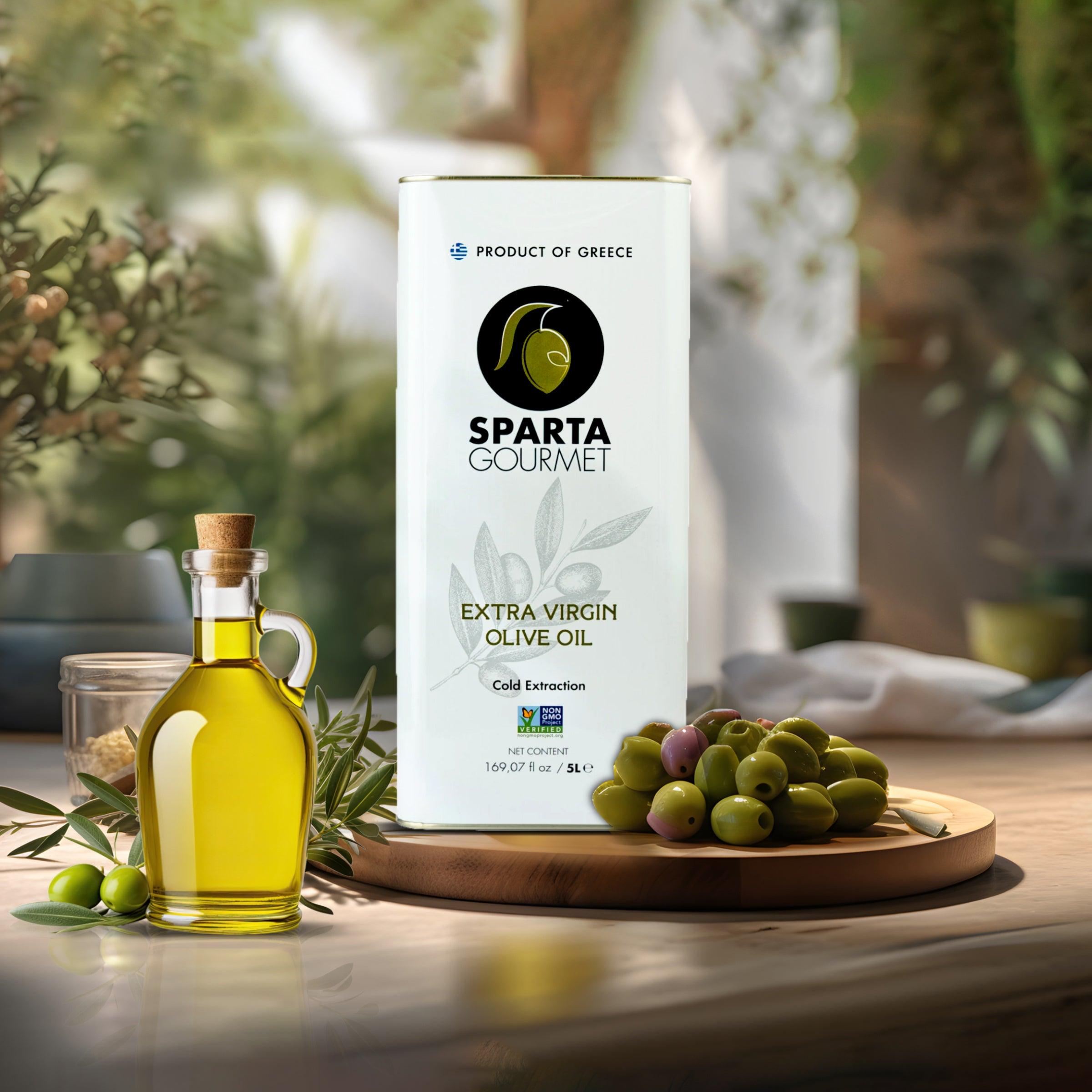 Cold Extracted Extra Virgin Olive Oil 5L By Sparta Gourmet