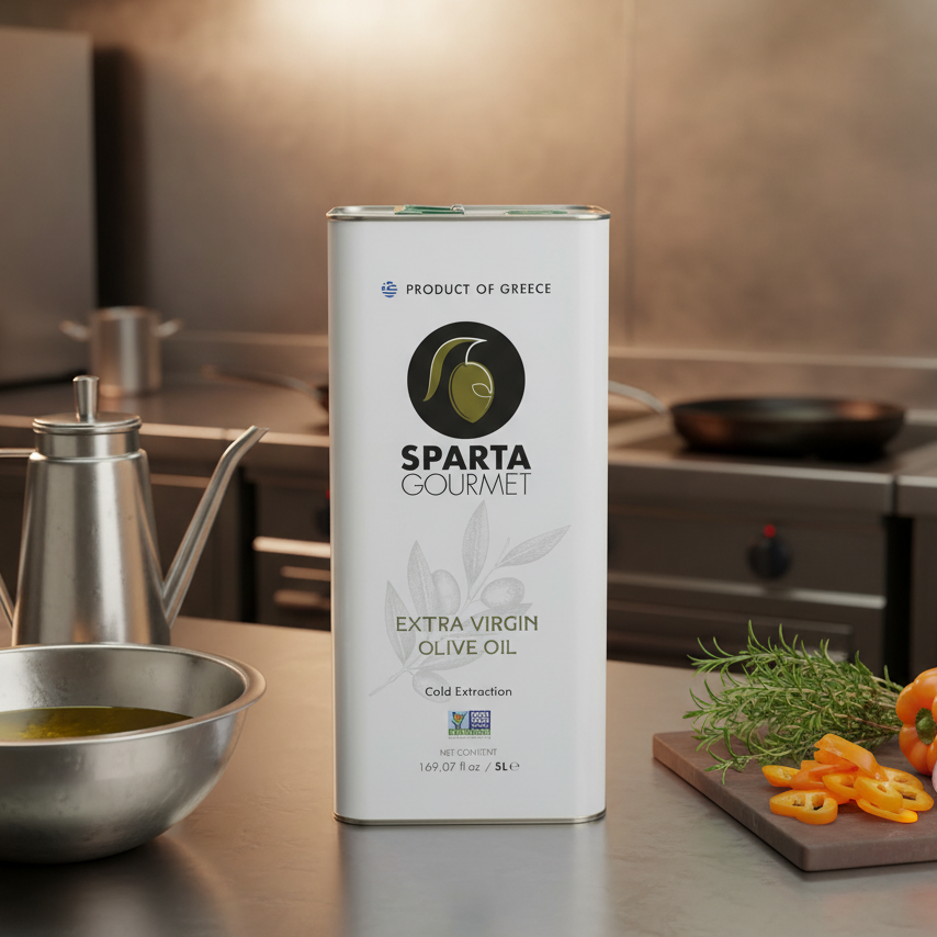 Cold Extracted Extra Virgin Olive Oil 5L By Sparta Gourmet