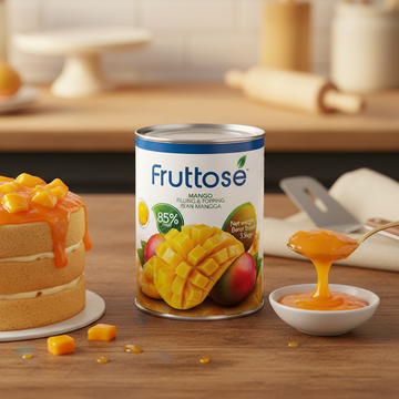 Mango Filling & Topping (85% Fruit) 3.3 Kg By Fruttose