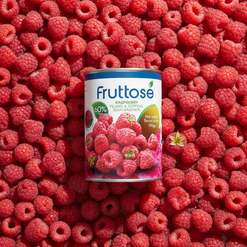 Raspberry Filling & Topping (60% Fruit) 595 Gms By Fruttose