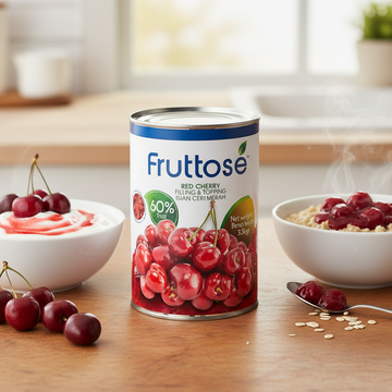 Red Cherry Filling & Topping (60% Fruit) 3.3 Kg By Fruttose