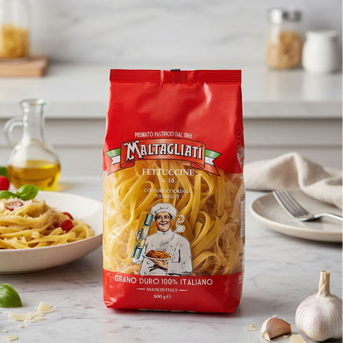 Fettuccine Pasta (500 gms) By Maltagliati