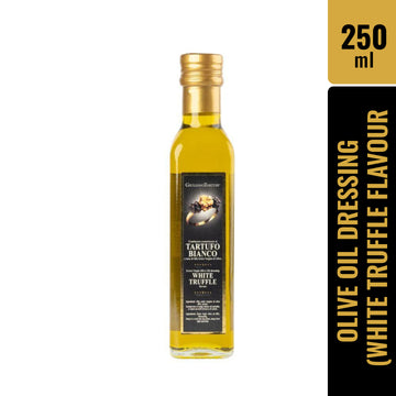 White Truffle Flavoured Extra Virgin Olive Oil Dressing (250 ml) By Giuliano Tartufi