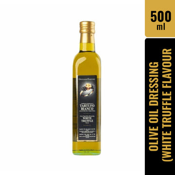 White Truffle Flavoured Extra Virgin Olive Oil Dressing (500 ml) By Giuliano Tartufi