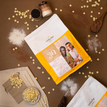 Veliche Belgian White Couverture Chocolate - Obsession 30 (2.5 Kg)