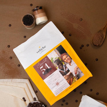 Veliche Belgian Dark Couverture Chocolate - Essential 54 (2.5 Kg)