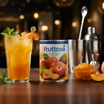Peach Filling & Topping (70% Fruit) 610 Gms By Fruttose