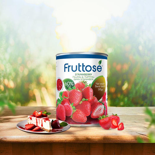 Strawberry Filling & Topping (60% Fruit) 595 Gms By Fruttose