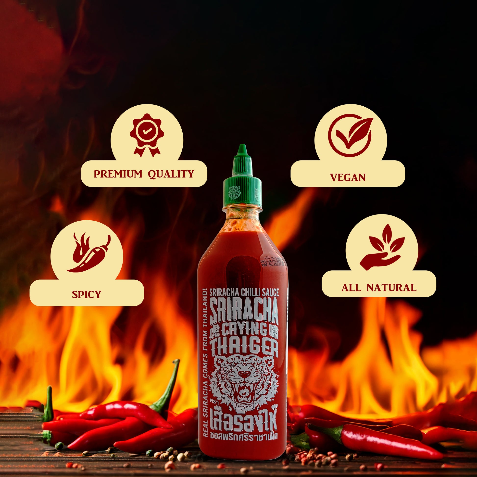 Suree Sriracha Chilli Sauce Features - Damati Foods